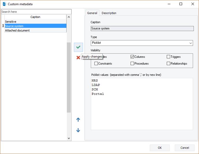 Create a new custom metadata